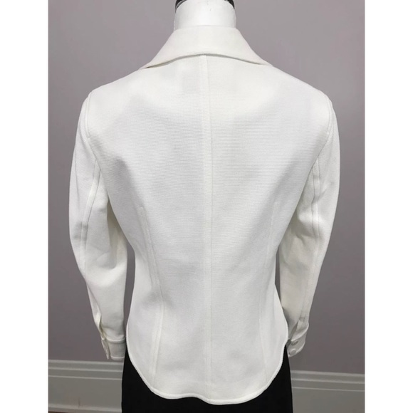 DANA BUCHMAN Petite Textured Structured Blazer - Picture 4 of 4